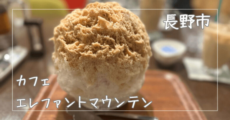 カフェエレファントマウンテン | 長野市 | 1年中ふわふわかき氷が食べられるお店